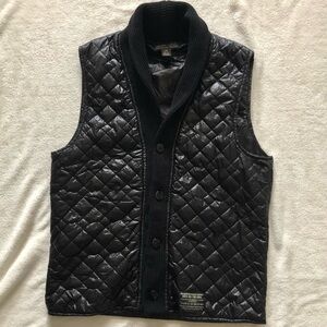 Scotch and Soda black quilted puffer vest scotch & soda